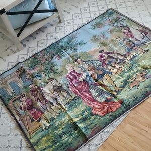 Large Antique Vintage Wall Tapestry